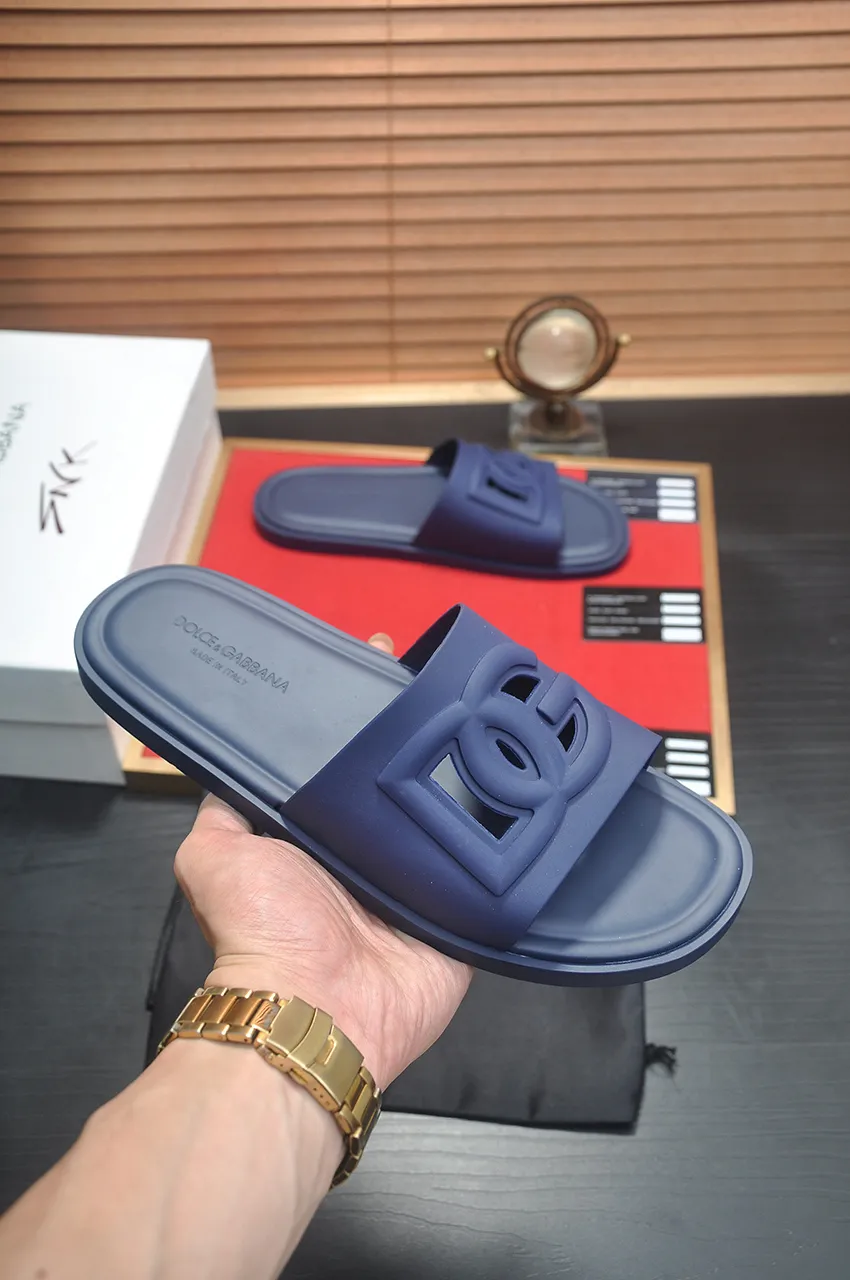 Men's shoes 💰280 [D&G] High-end quality Product trademark: DG "Dolce & Gabban*" slippers, Product material: Imported cowhide upper, original air cushion outsole, regular size: 38-45